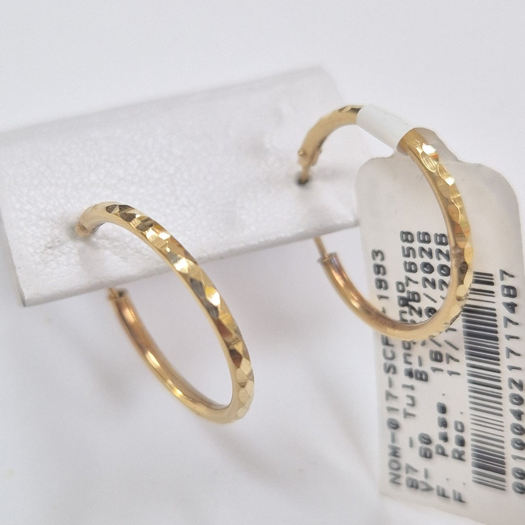 ARRACADAS PAR ORO 14 K 1,20 GRMS (SEMINUEVO)