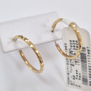 ARRACADAS PAR ORO 14 K 1,20 GRMS (SEMINUEVO)