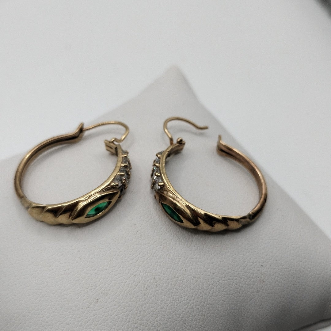 ARRACADAS PAR ORO 8 K 4,40 GRMS (SEMINUEVO)