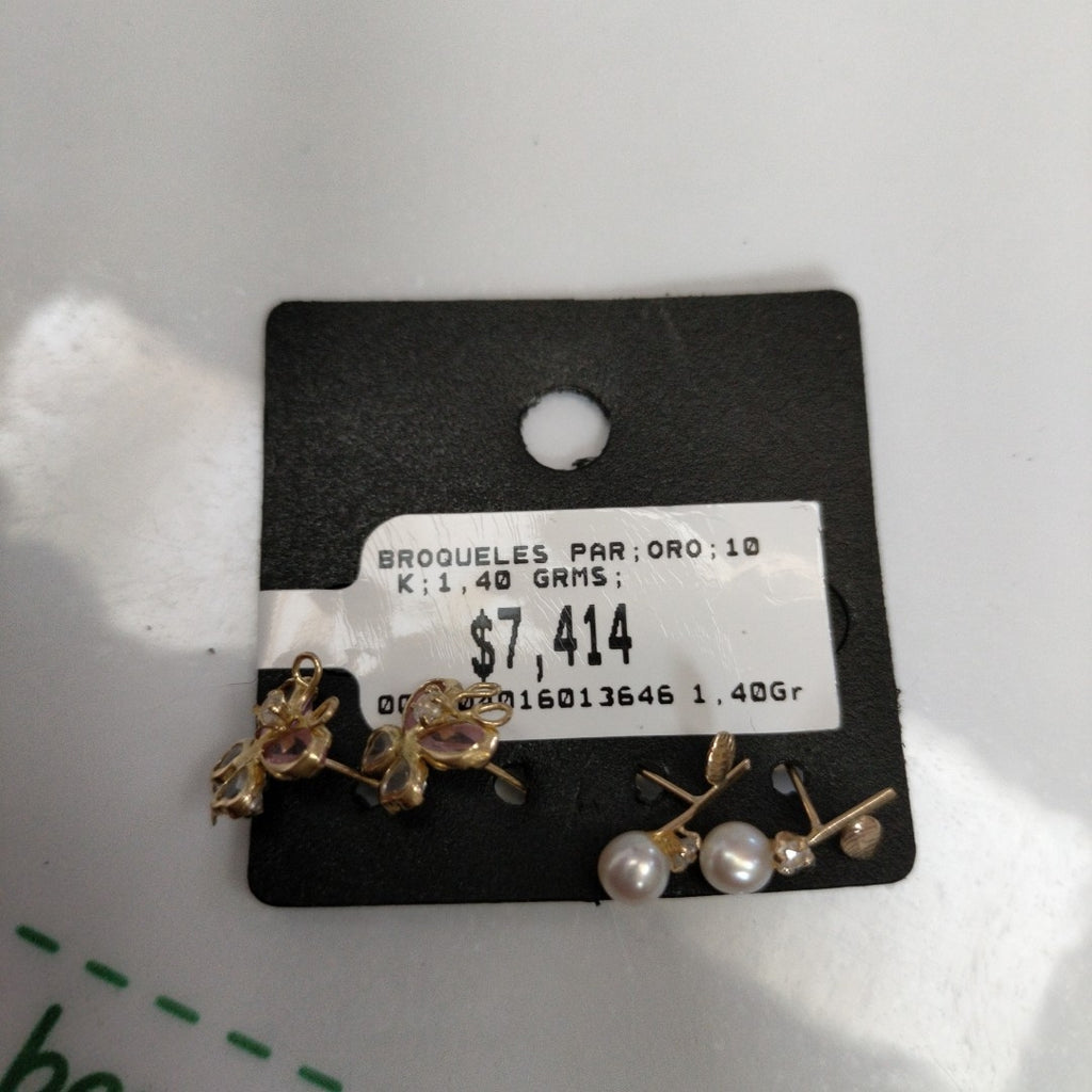 BROQUELES PAR ORO 10 K 1,40 GRMS (SEMINUEVO)