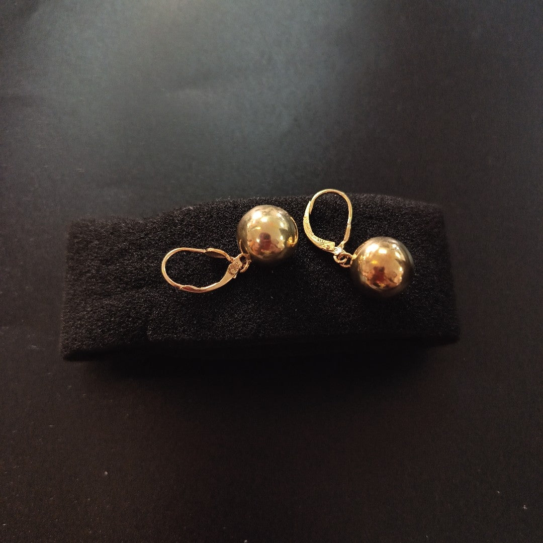 ARETES PAR ORO 10 K 3.2 GRMS (SEMINUEVO)