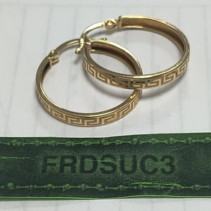 ARRACADAS PAR ORO 10 K 1.6 GRMS (SEMINUEVO)