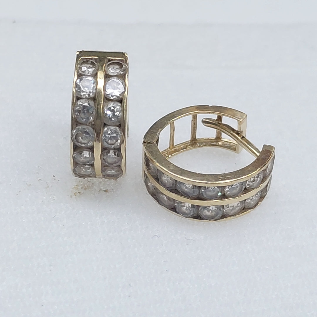ARRACADAS PAR ORO 14 K 3 GRMS (SEMINUEVO)