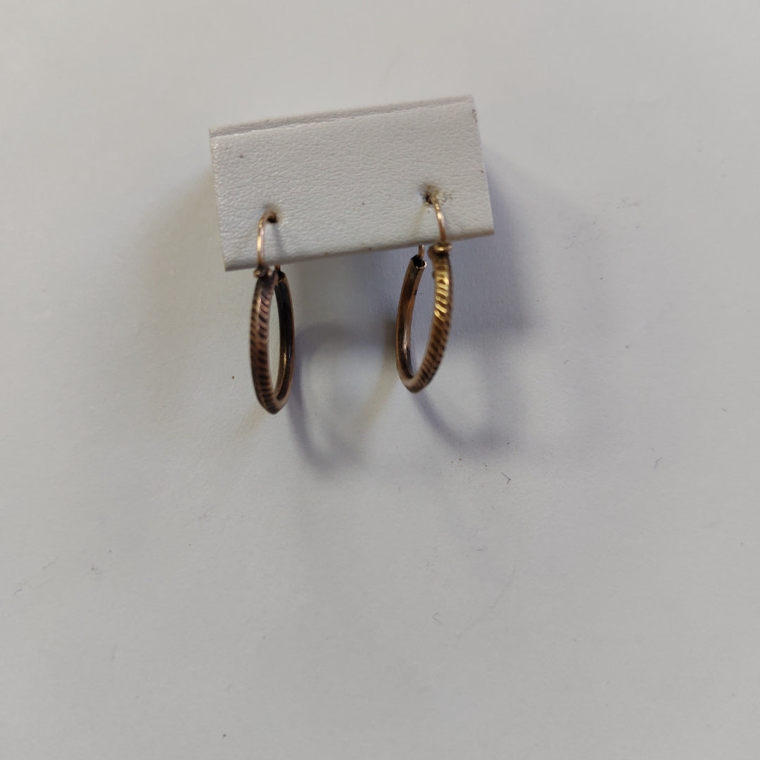 ARRACADAS PAR ORO 10 K 1.2 GRMS (SEMINUEVO)