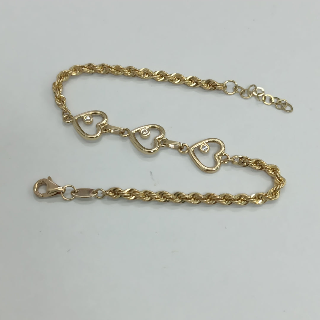 PULSERAS DAMA ORO 14K 2.6 (NUEVO)