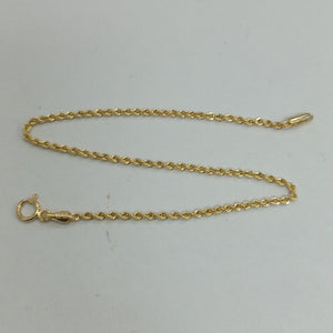 PULSERAS DAMA TORSAL ORO 14K 0.7 (NUEVO)