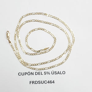 CADENA 3X1 14K 60 CM 5.4 GR (NUEVO)