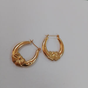 ARRACADAS PAR ORO 14 K 2,90 GRMS (SEMINUEVO)