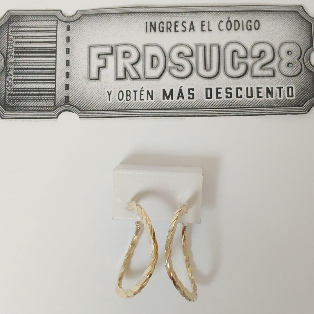 ARRACADAS PAR ORO 10 K 2,60 GRMS (SEMINUEVO)