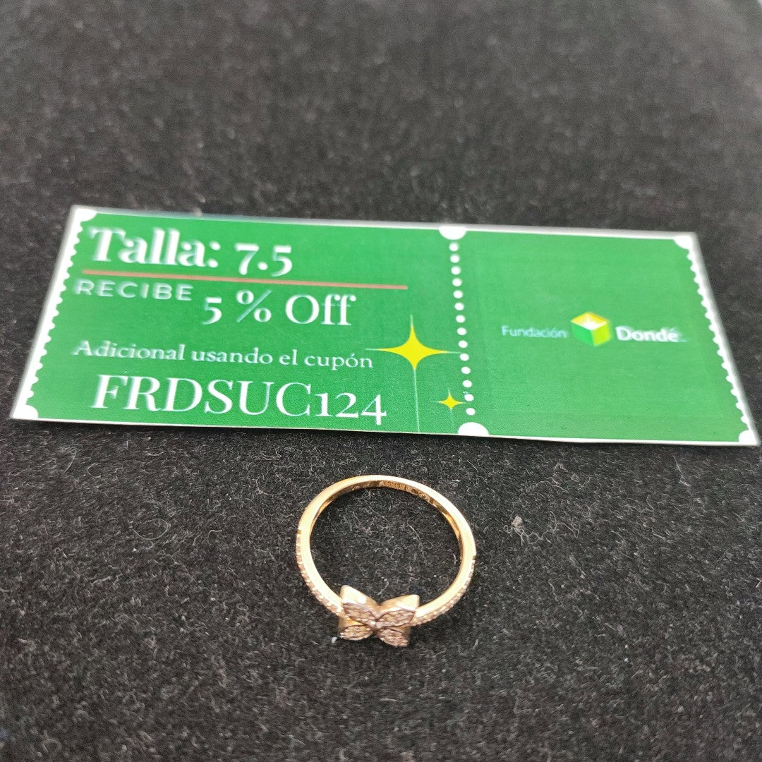 ANILLOS DAMA ORO 14K 2 (NUEVO)