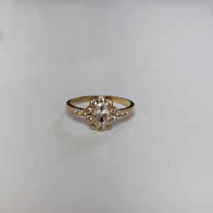 ANILLITO CON CIRCONIAS 14K 7 TALLA 1.5 GR ADP 60 (NUEVO)