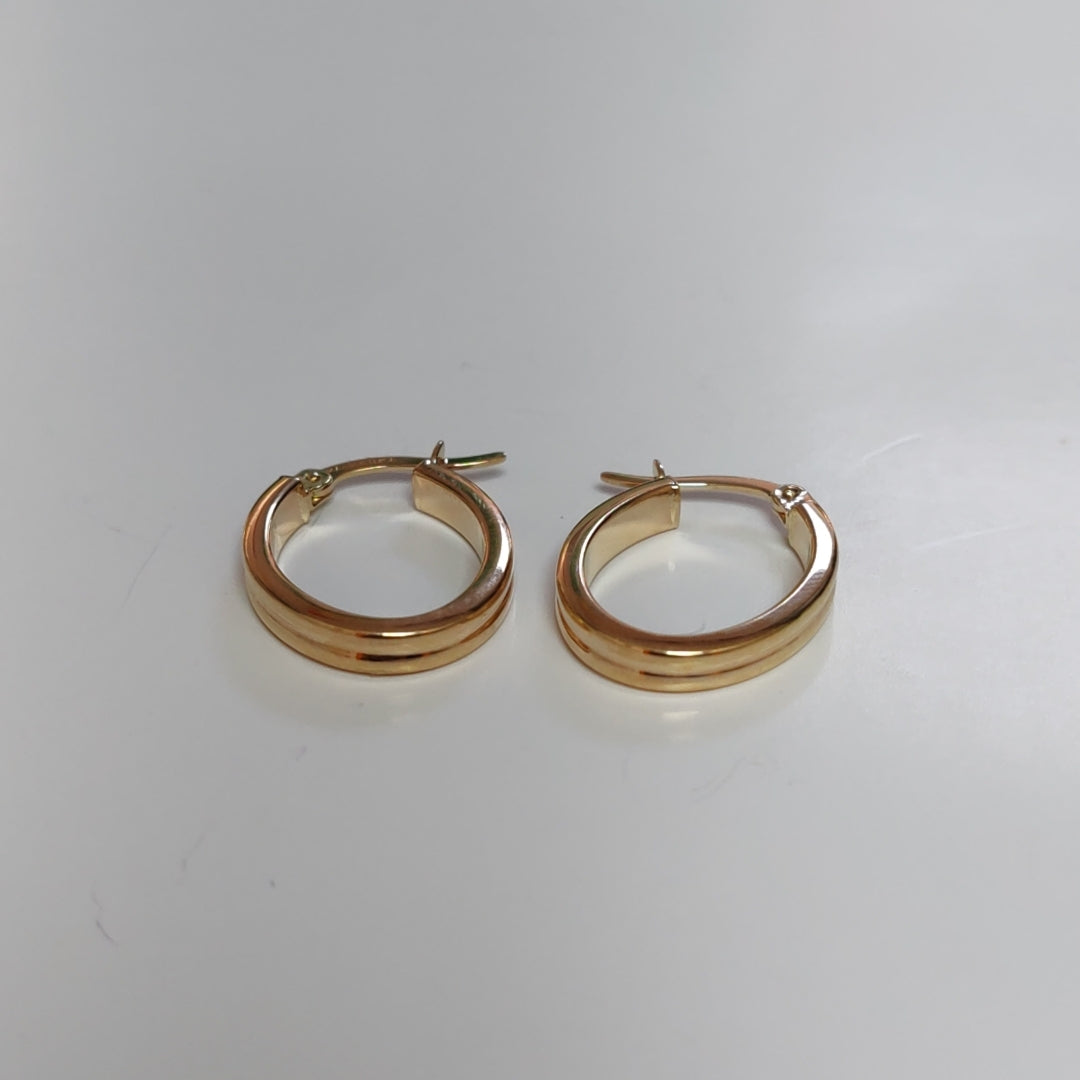 ARRACADAS ORO 14K 1.5 (NUEVO)