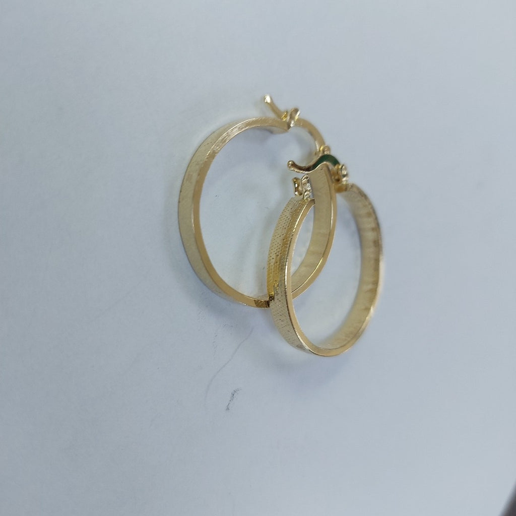 ARETES ARRACADAS CON NUMEROS ROMANOS 14K 2.8 GR ETT 01 (NUEVO)