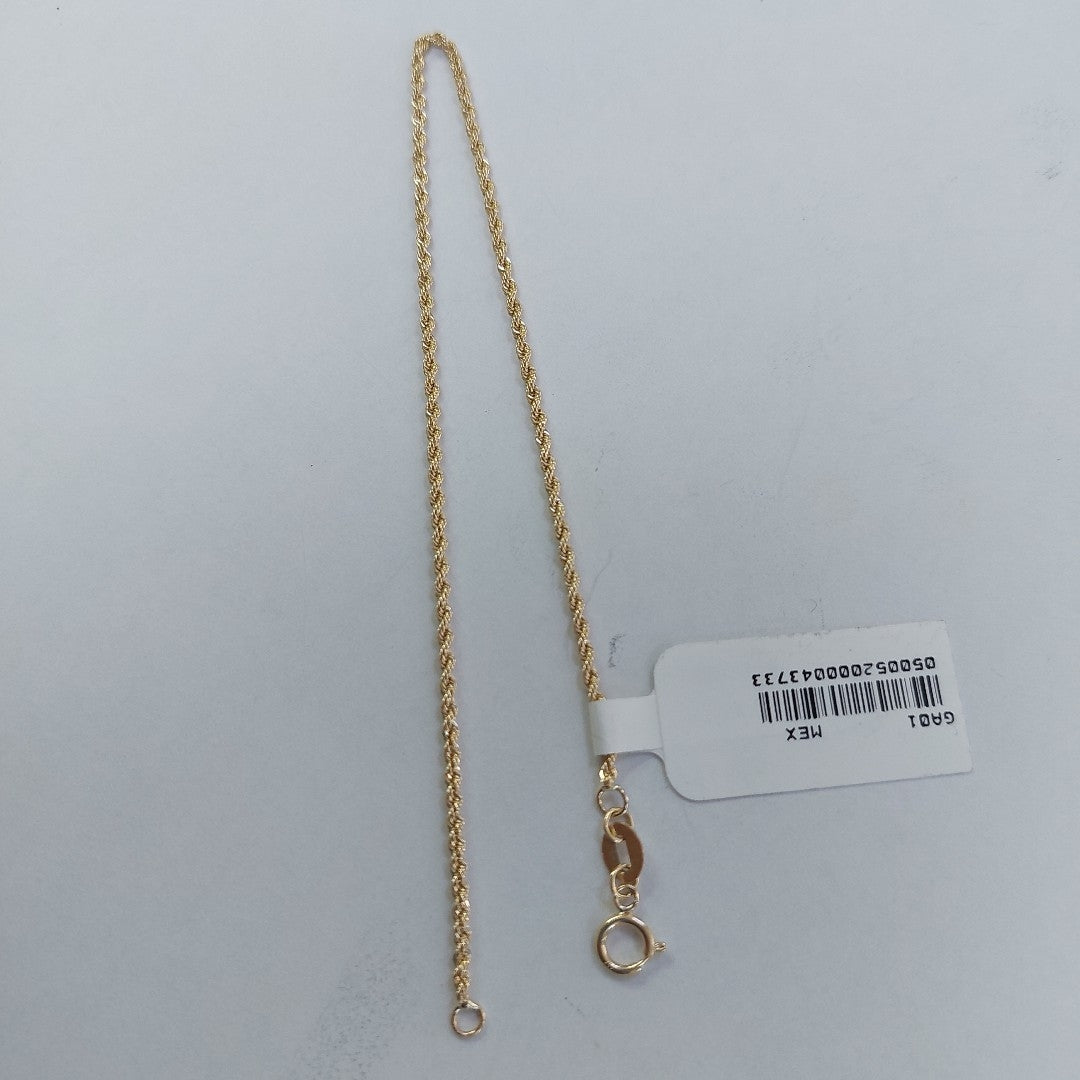 PULSERA TORZAL 10K 21 CM 1.8 GR (NUEVO)