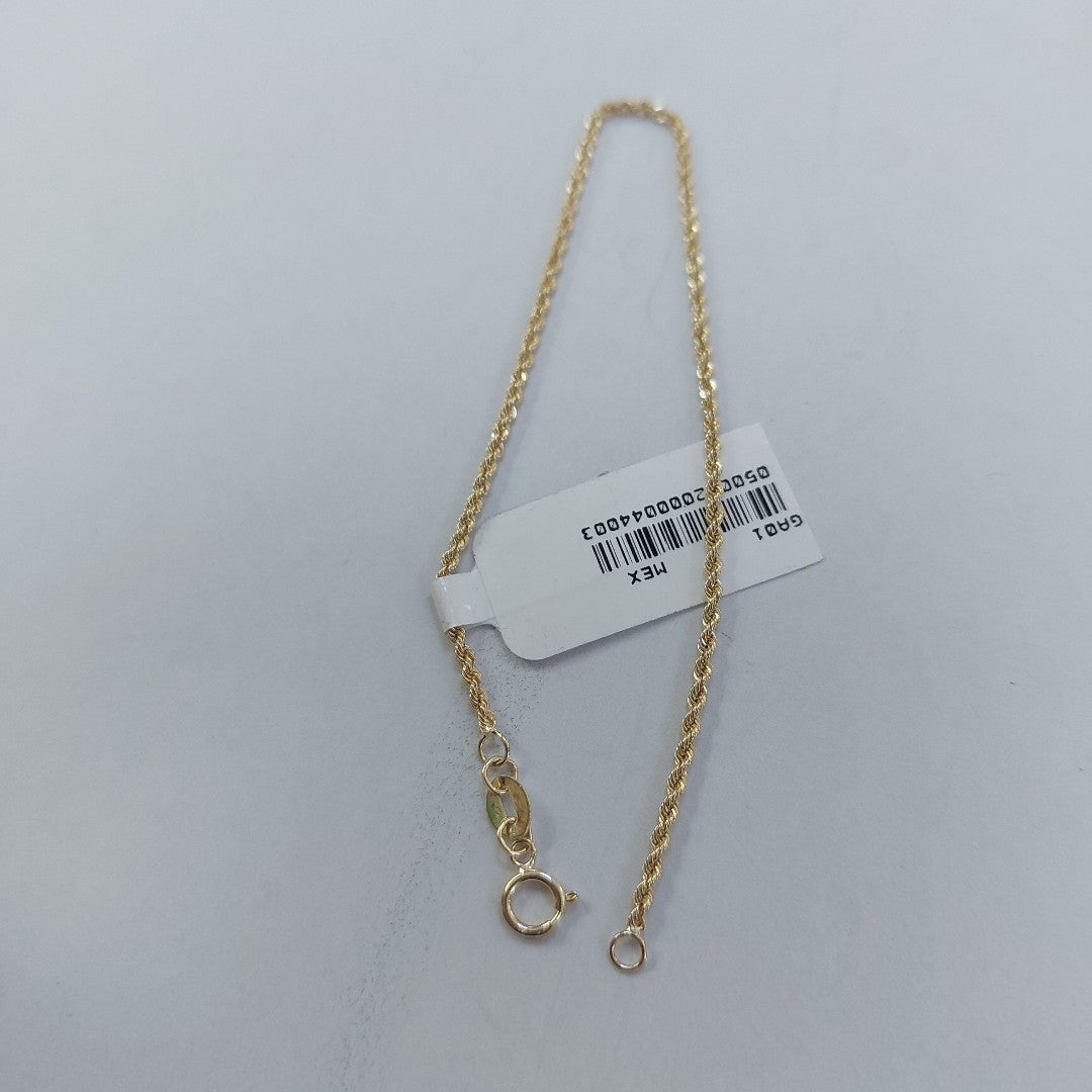 PULSERA TORZAL 10K 18 CM 1.6 GR (NUEVO)