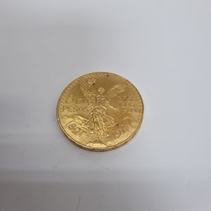 Moneda Centenario Cincuenta Pesos Oro Mexicano 21.6K