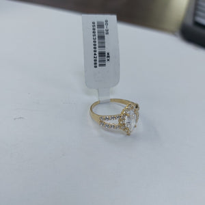 ANILLO PIEDRA OVALO 14K 6.5 TALLA 2.1 GR ADP 69 (NUEVO)