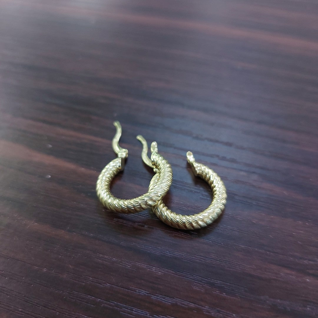 ARETES ARRACADAS TORZAL 14K 2.2 GR ET 14 (NUEVO)