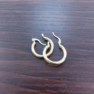 ARETES ARRACADAS FACETADAS 14K 2.5 GR ET 05 (NUEVO)