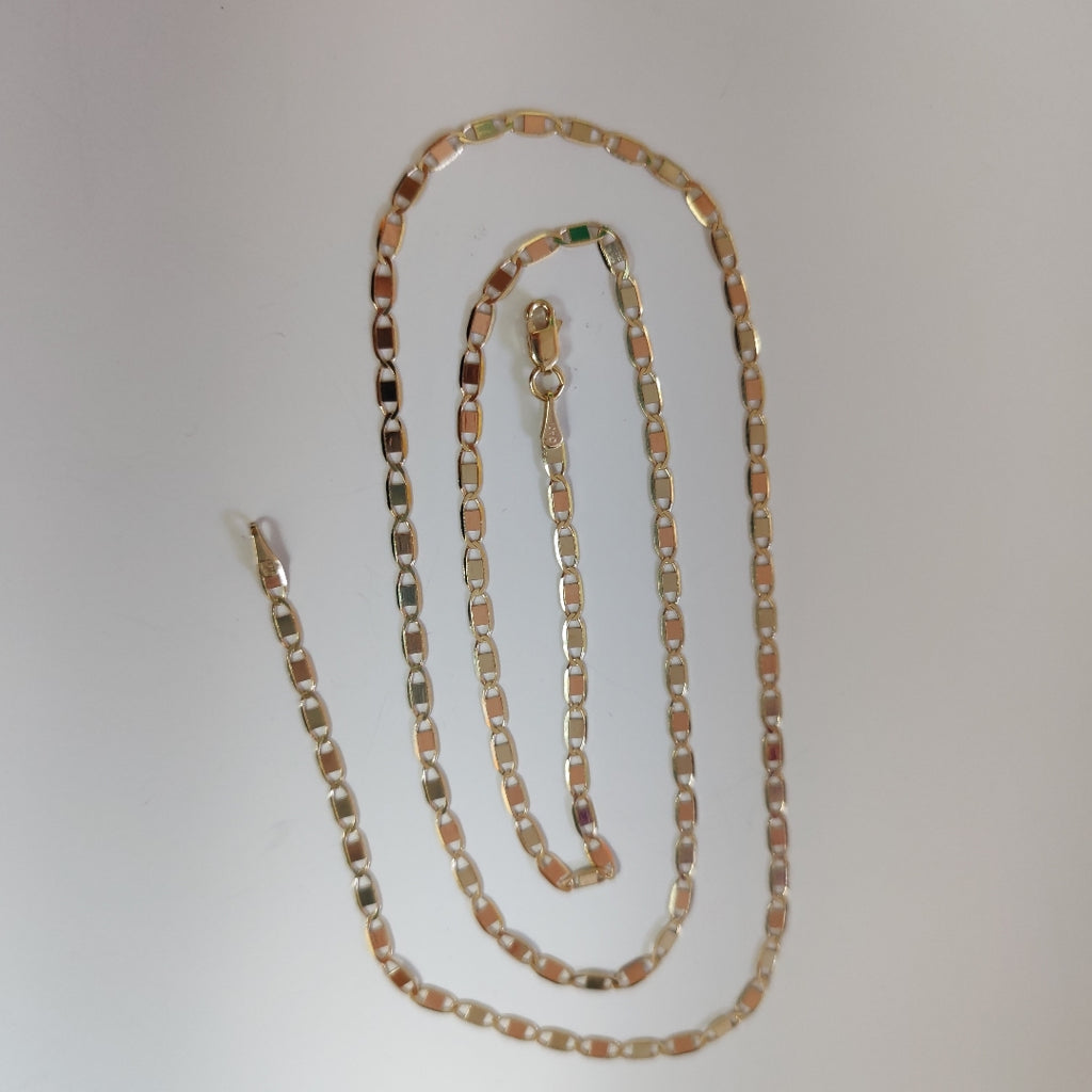 CADENA TEJIDO GUCHI ESPEJO COMBINADO 10K 60CM 4.7GR GUCHIESPEJO050 (NUEVO)
