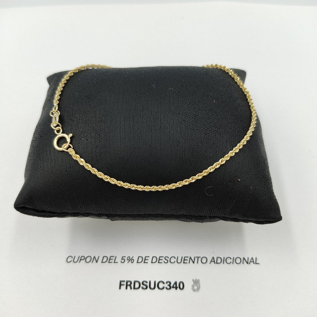 PULSERA TORZAL 10K 21 CM 1.8 GR (NUEVO)