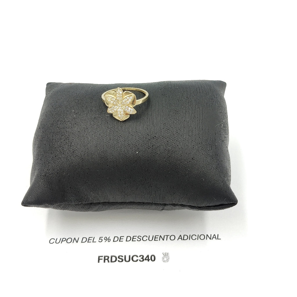 ANILLO FLOR 14K 7 TALLA 1.6 GR ADR 115 (NUEVO)