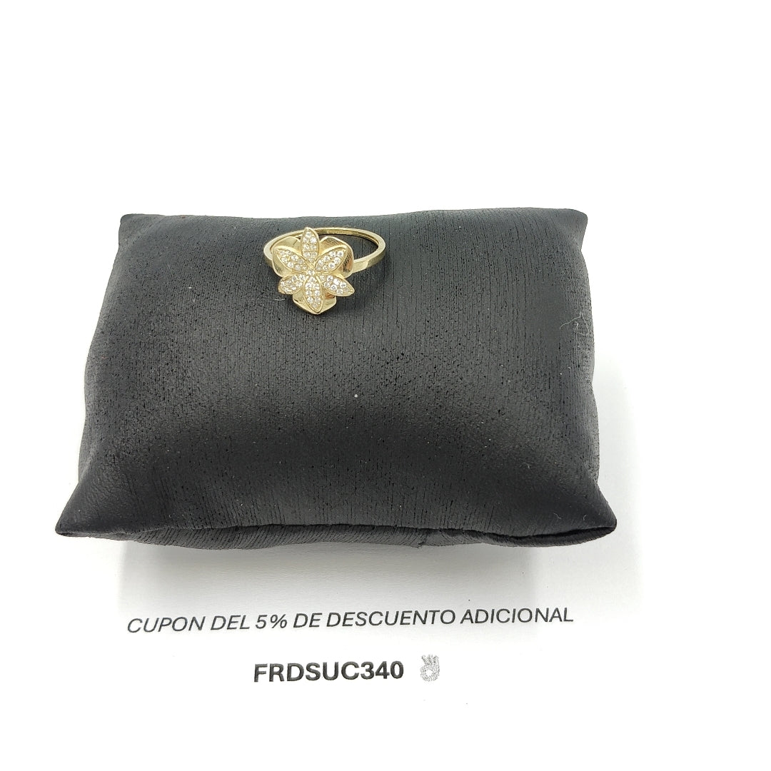 ANILLO FLOR 14K 7 TALLA 1.6 GR ADR 115 (NUEVO)
