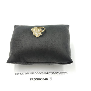 ANILLO FLOR 14K 7 TALLA 1.6 GR ADR 115 (NUEVO)