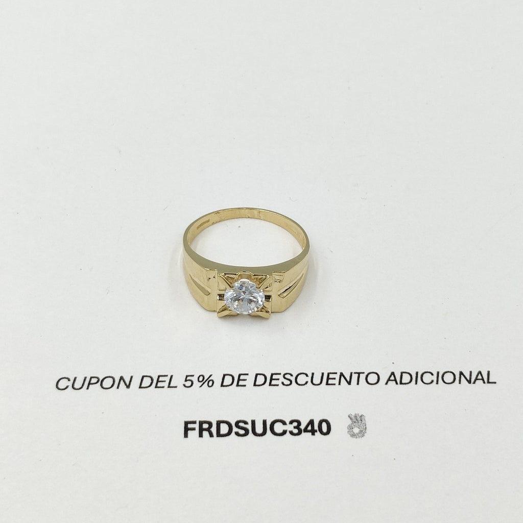 ANILLO CON CIRCONIA 14K 12 TALLA 4.2 GR ACB 32 (NUEVO)