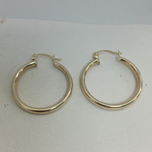 ARETES ARRACADAS LISAS 10K TALLA 2.5 GR (NUEVO)