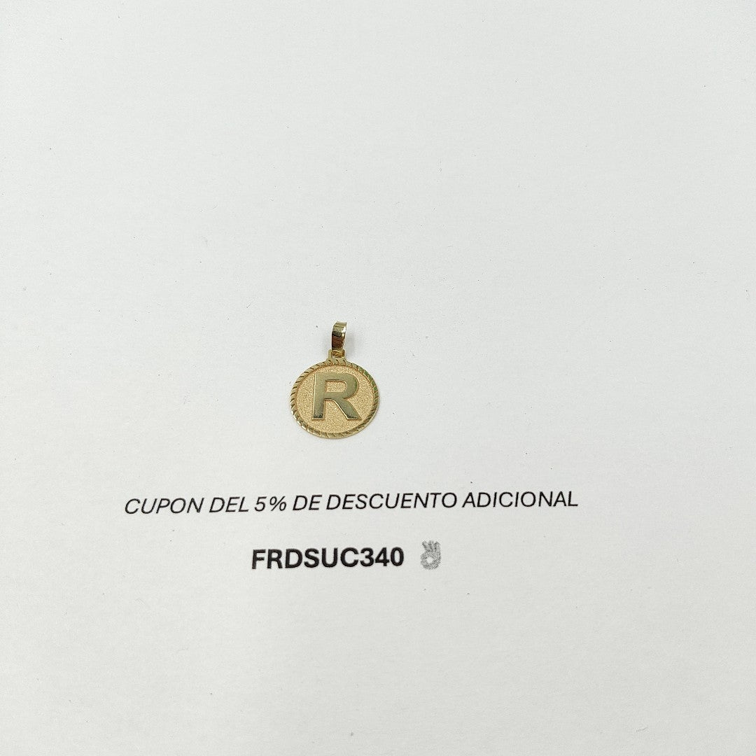 DIJE INICIAL R 14K 1.3 GR DLO 06 R (NUEVO)