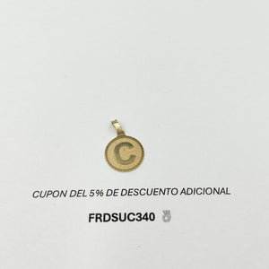 DIJE INICIAL C 14K 1.2 GR DLO 06 C (NUEVO)