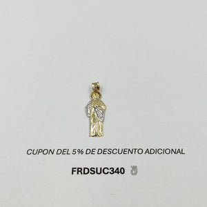 DIJE SAN JUDAS COMBINADO 14K 0.6 GR DCSJ 1 (NUEVO)