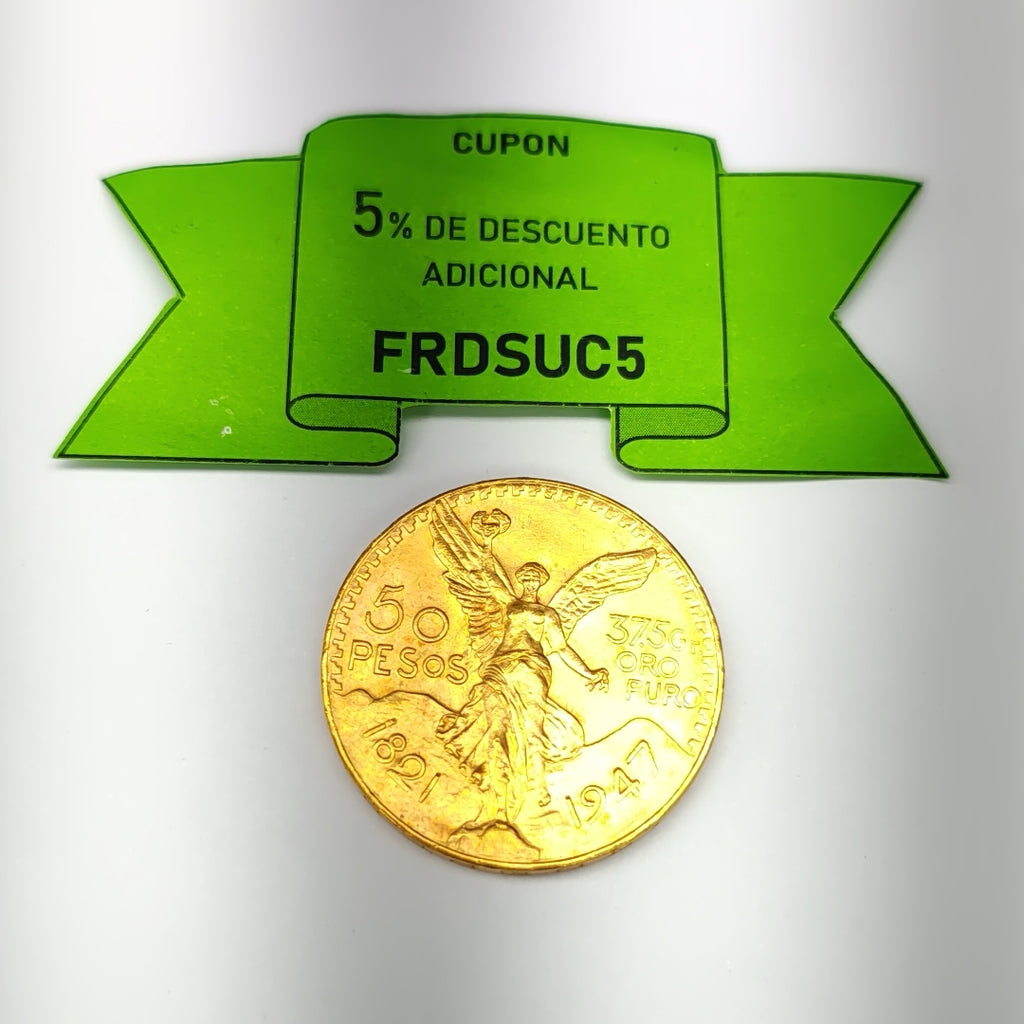 K1 41.6 GRMS 21 K IDENTIFICACIÓN MONEDA NOMINATIVA MONEDAS PESOS 50 PESOS (SEMINUEVO)