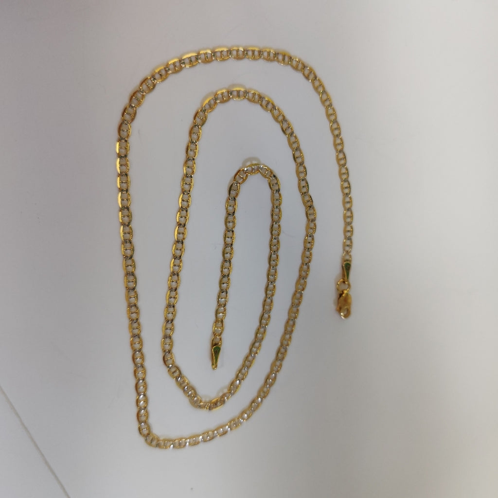 CADENA TEJIDO GUCHI DIAMANTADO 14K 55CM 5.1GR NPR060 55 (NUEVO)