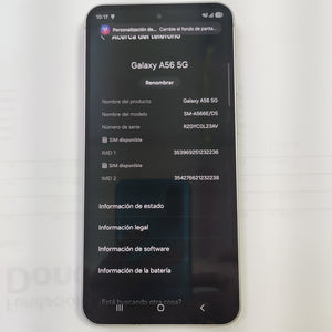 CELULAR SAMSUNG GALAXY A56 SM-A566E (2025) 256 GB 12 GB RAM (SEMINUEVO)