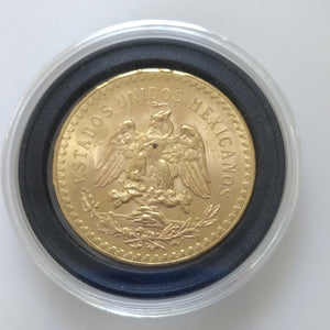 Moneda Centenario Cincuenta Pesos Oro Mexicano 21.6K