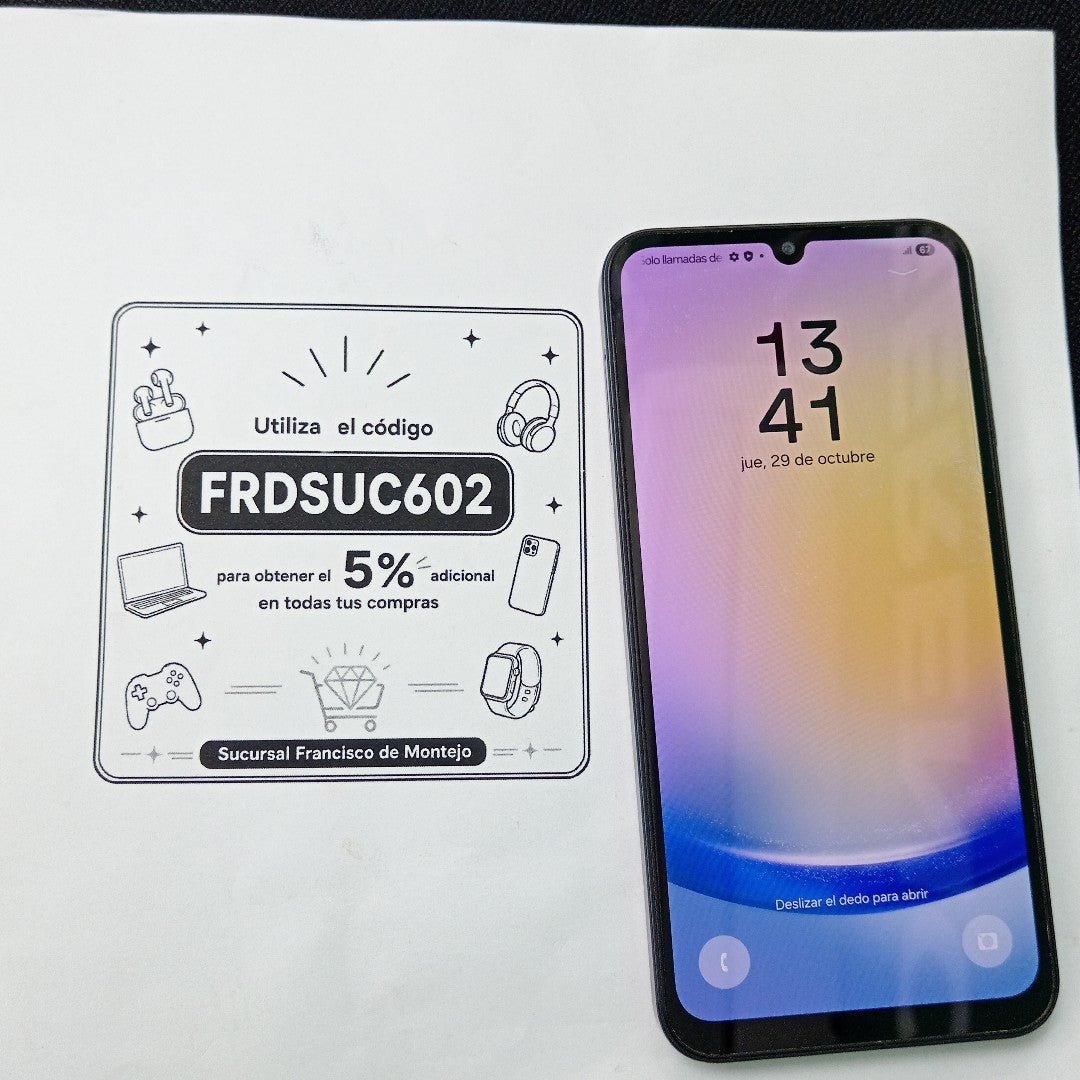 CELULAR SAMSUNG GALAXY A25 5G SM-A256E/DSN (2023) 128 GB 6 GB RAM (SEMINUEVO)