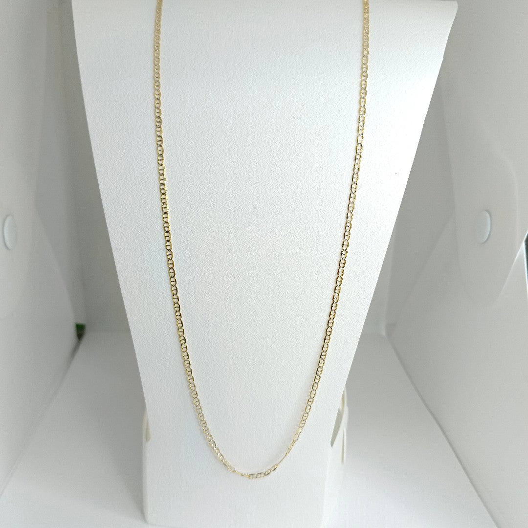 CADENA TEJIDO GUCHI 14K 55CM 3.8GR (NUEVO)