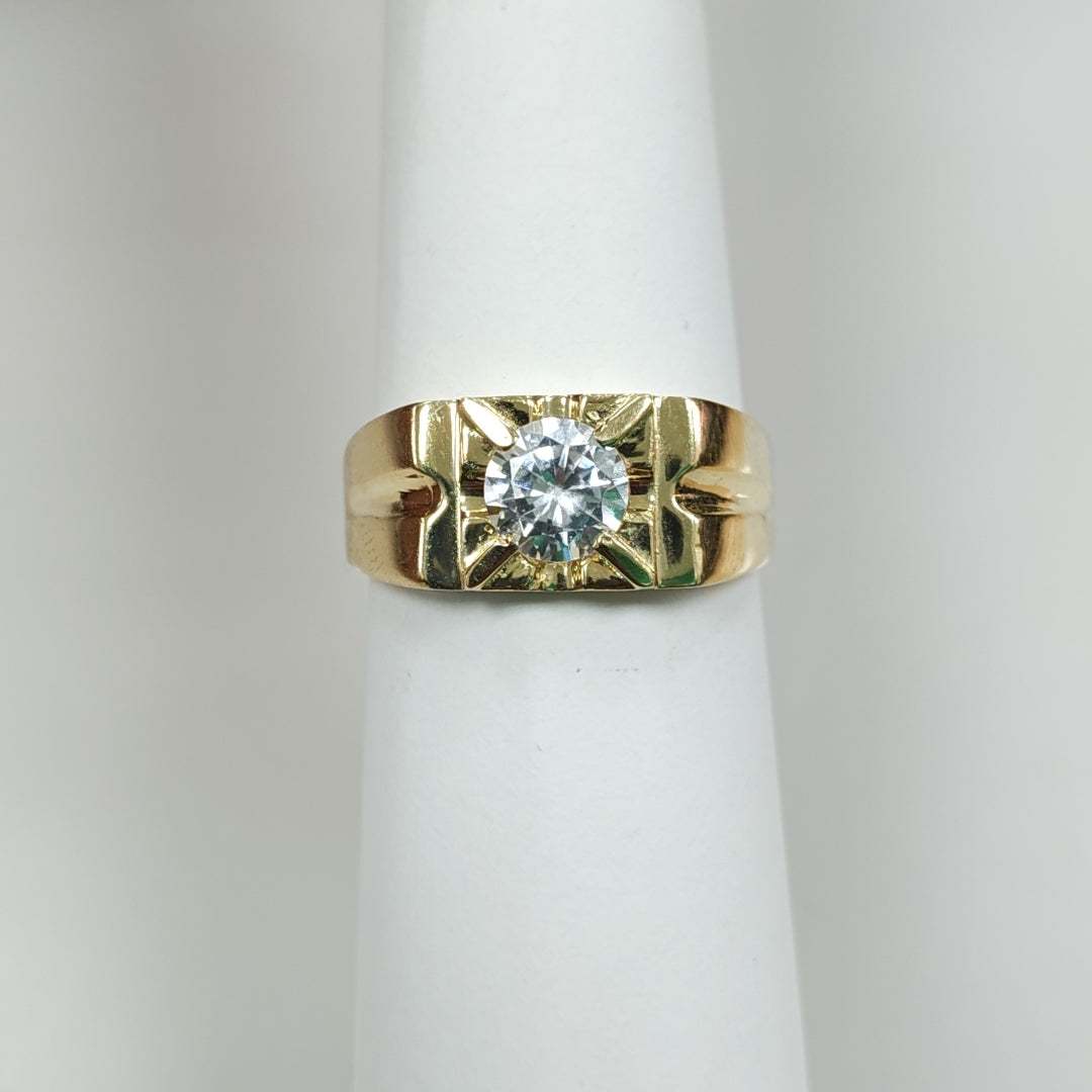 ANILLO CON CIRCONIA 14K 12 TALLA 4.4 GR ACB 32 (NUEVO)