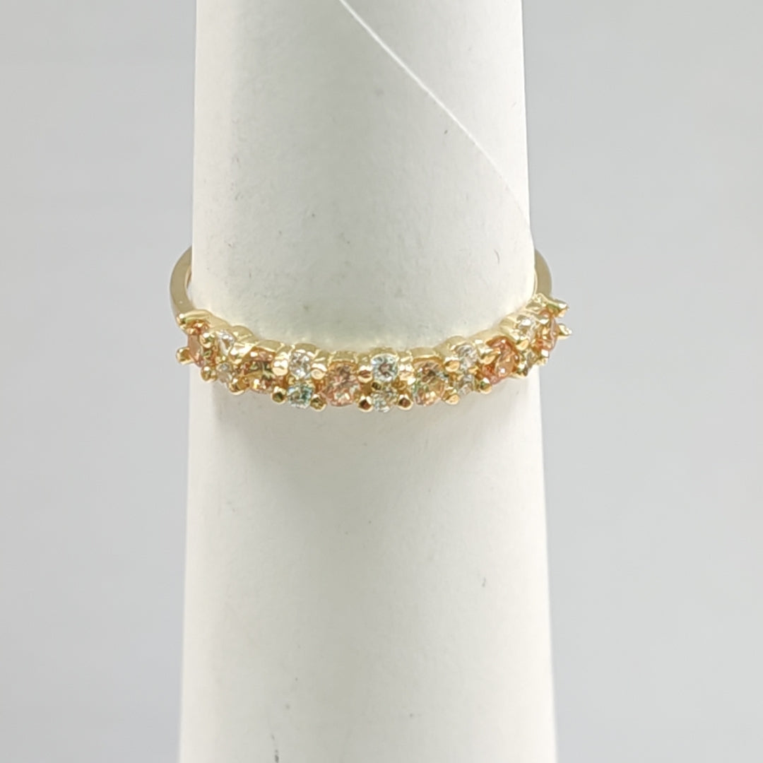 ANILLO PIEDRA COMBINADA 14K 8 TALLA 1.1 GR ADR 114 (NUEVO)