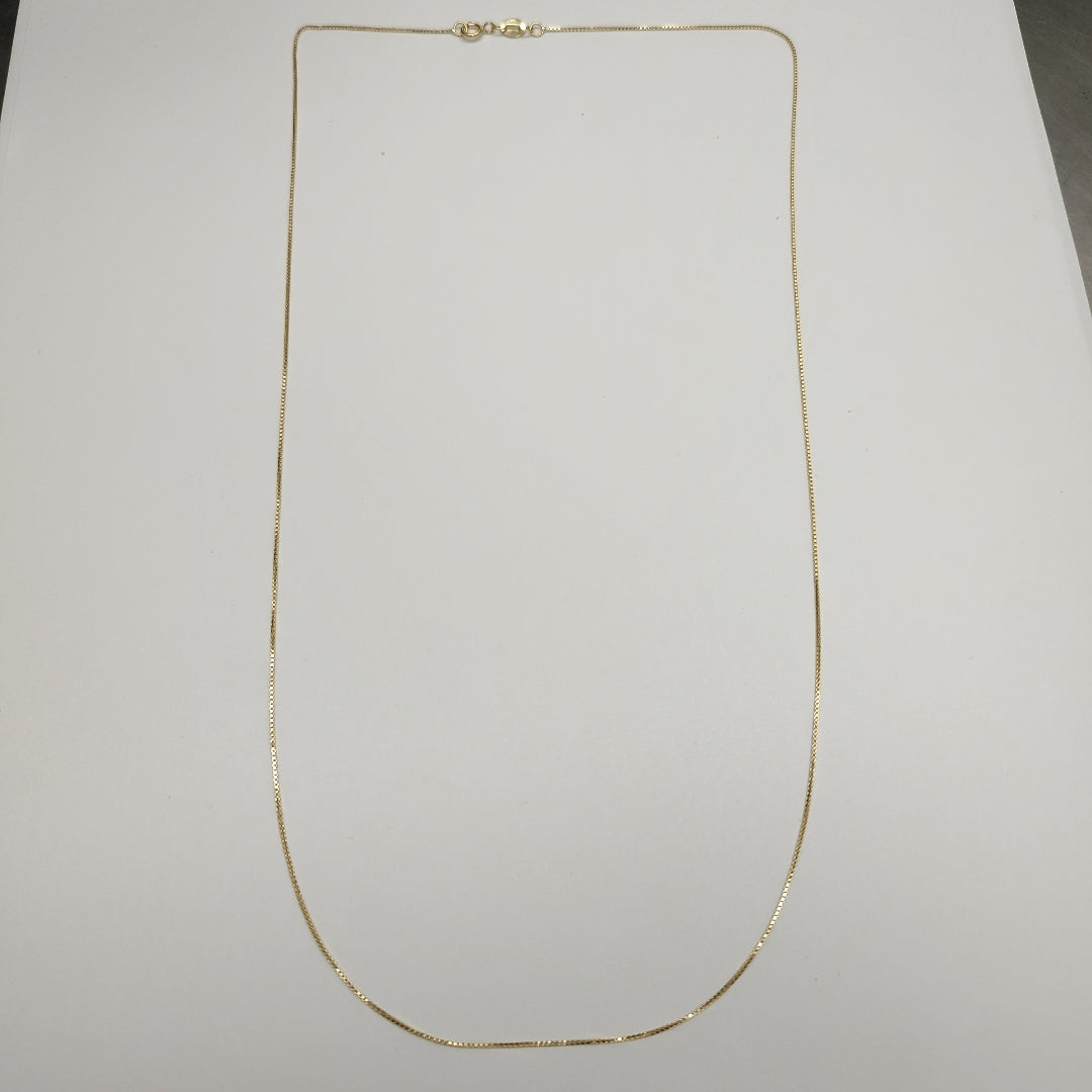 CADENA VENECIANO 14K 55 CM 1.7 GR (NUEVO)