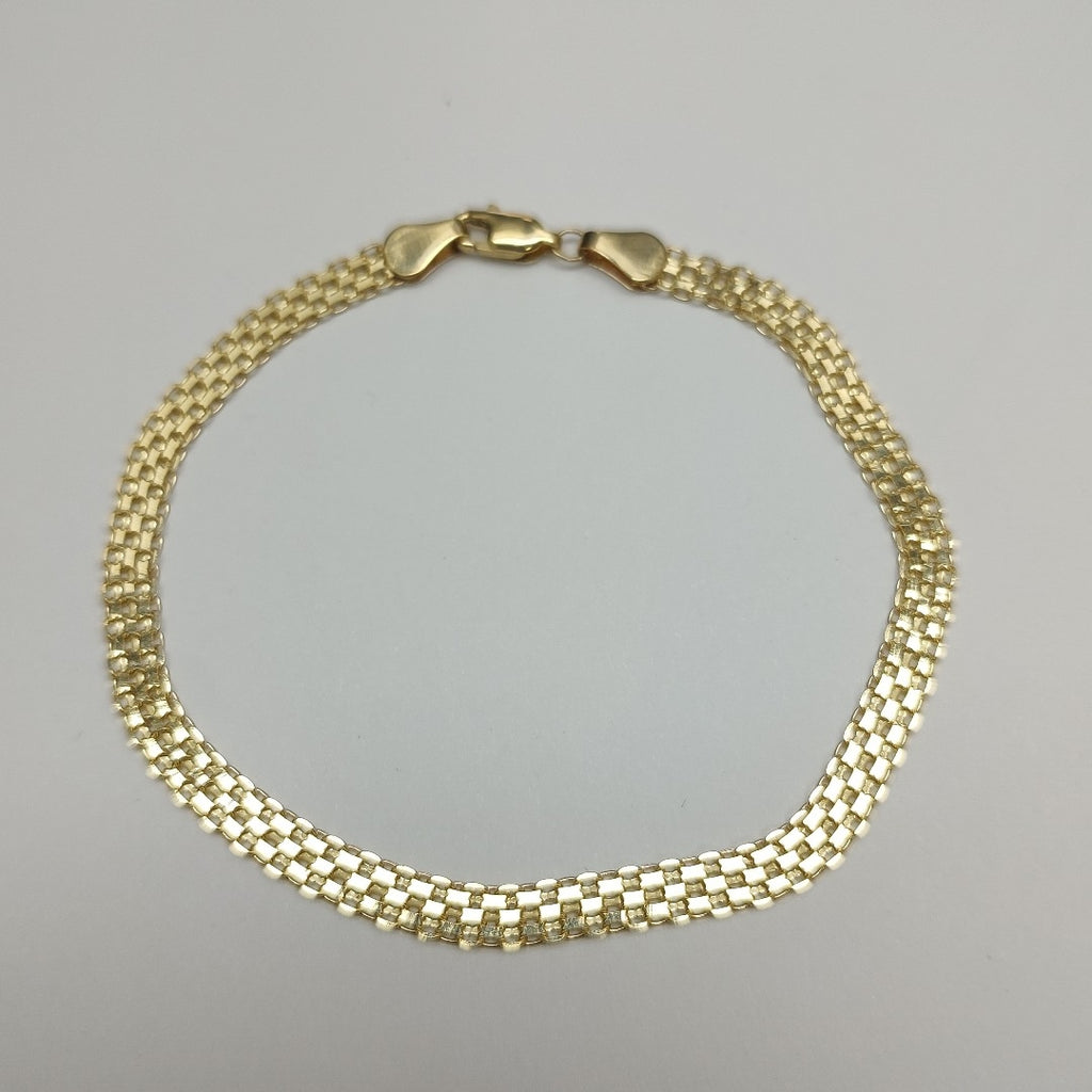 PULSERA ESPECIAL 14K 21 CM 5.1 GR (NUEVO)