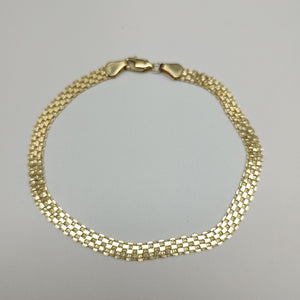 PULSERA ESPECIAL 14K 21 CM 5.1 GR (NUEVO)