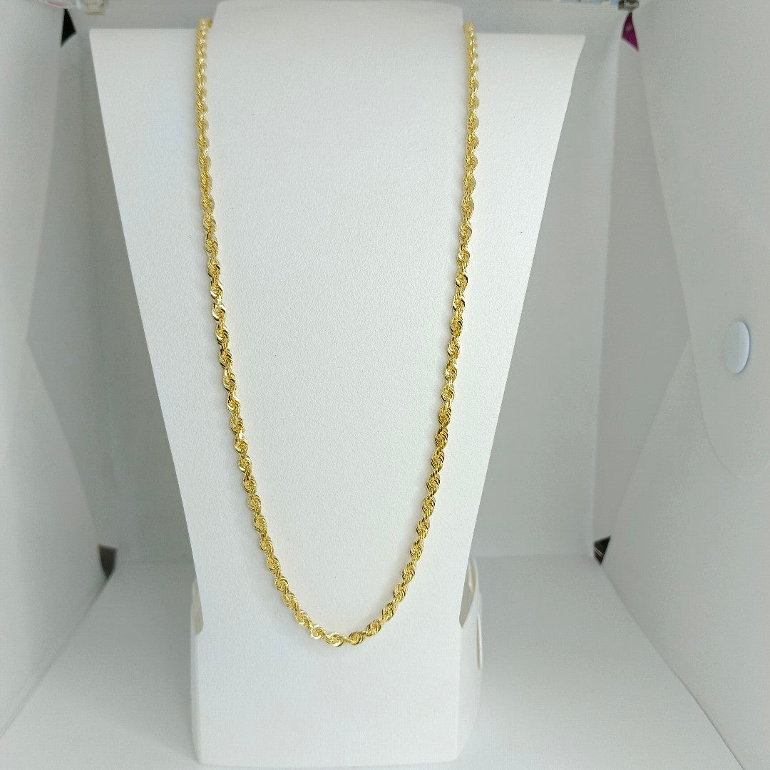 CADENAS TORSAL ORO 14K 18.5 (NUEVO)