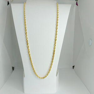 CADENAS TORSAL ORO 14K 18.5 (NUEVO)