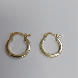 ARETES ARRACADAS GRECAS 14K 1.2 GR ECT2 V (NUEVO)