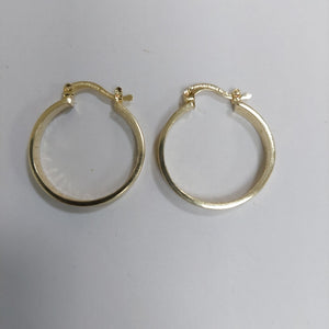 ARETES ARRACADAS CON NUMEROS ROMANOS 14K 2.3 GR ECT2 (NUEVO)