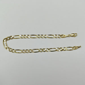PULSERA TEJIDO 3X1 14K 21 CM 6.5 GR FG120 21 (NUEVO)