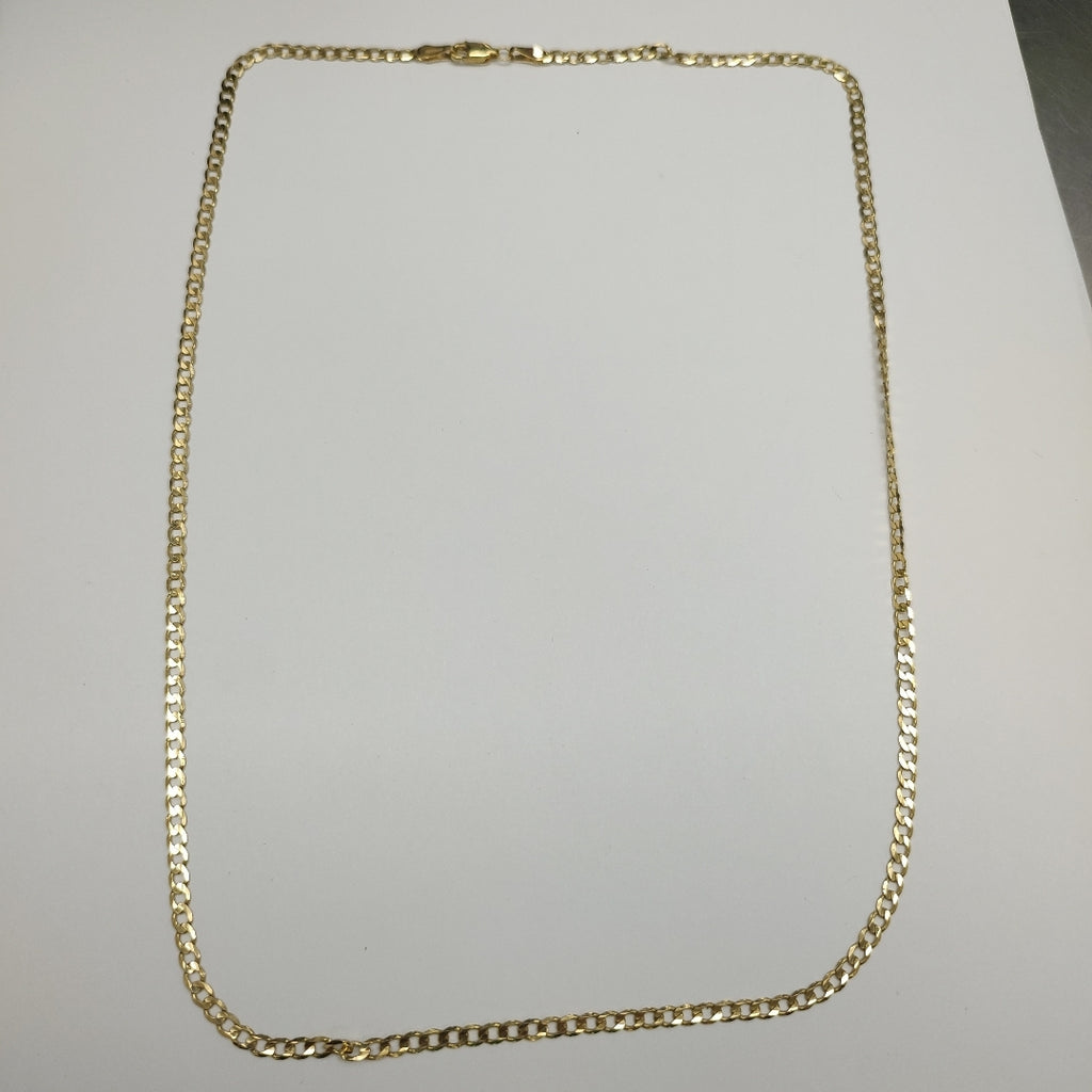 CADENA TEJIDO BARBADA 14K 60 CM 8.8 GR (NUEVO)